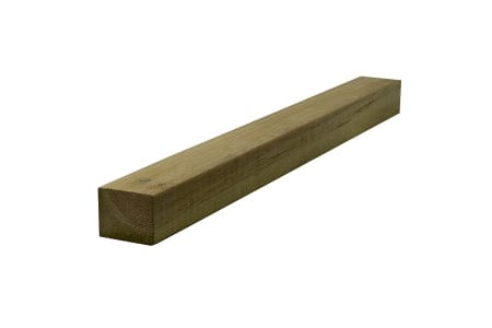 4.8m x 100 x 75mm Treated Timber Post (4x3) | C16 Regularised โ Clearance Stock