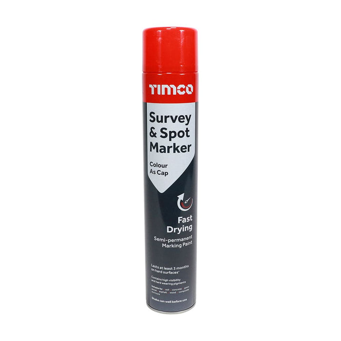 Line Marker Sprays 750ml red