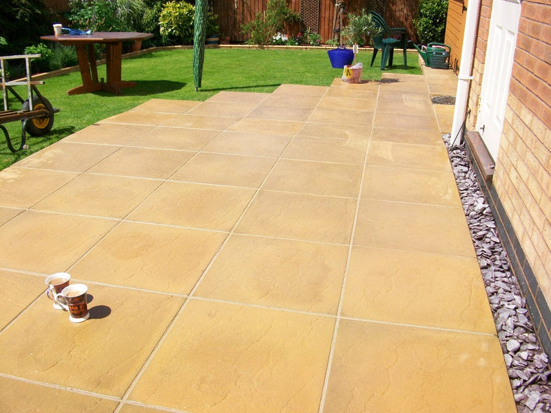 Standard Buff Concrete Paving Slab 600 x 600 x 50mm (2x2)