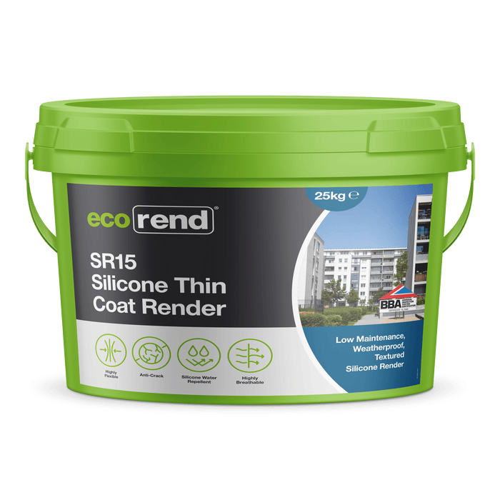 ECOREND SR15 Silicone Thin coat render 1.5mm Platinum Gray & Marble White