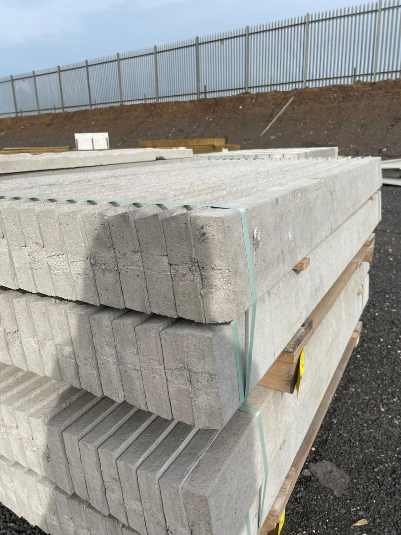 6 inch plain concrete gravel board 1830mm x 150mm x 45mm