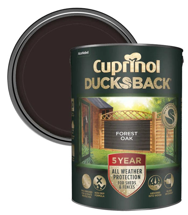 Cuprinol Ducksback 5L - Available in 6 colours