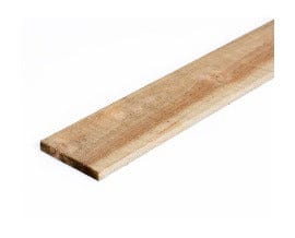 150mm x 19mm (6"x3/4") Square sawn, fencing slat/sarking boards
