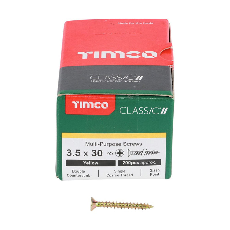 Timco - Classic Screw PZ2 CSK ZYP
3.5 x 30 - box of 200