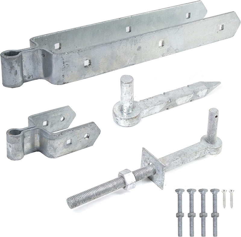 FG STD Double Strap Hinge sets | 18" 450MM GALV P20 - non adjustable