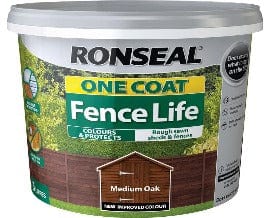 Ronseal One Coat Fencelife 5L Medium Oak
