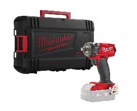 MILWAUKEE M18 FIW2F38-0X 18V 3/8" IMPACT WRENCH WITH FRICTION RING BODY ONLY IN CARRY CASE