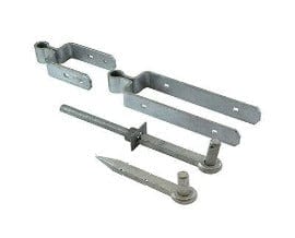 FG double strap galvanised Hinge Sets 12" 300MM GALV P20 - non adjustable