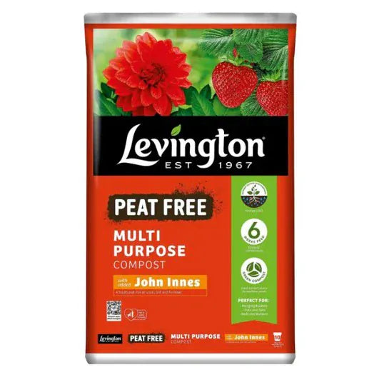 Levington Peat Free Compost with John Innes  50L