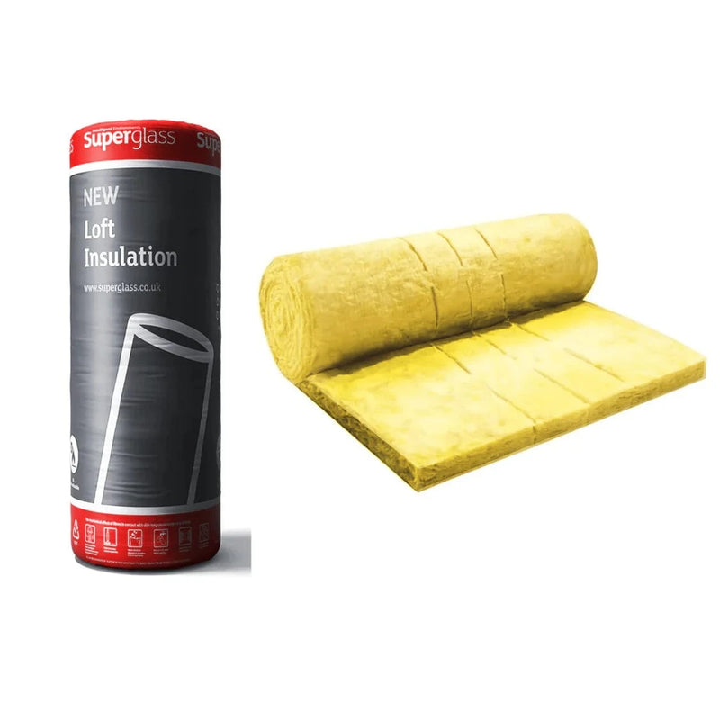 SUPERGLASS Multi Roll Insulation 44. 100mm 10.10 x 1200mm (12.12m2)
